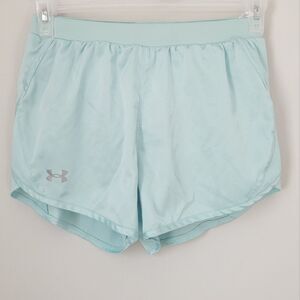 Under Armour Heatgear Loose Lined Light Blue Shorts Size Small